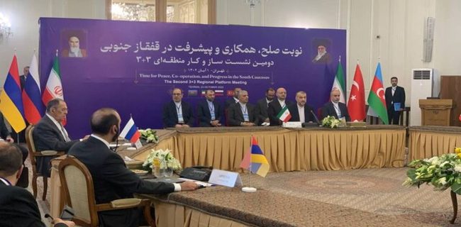 نشست وزیران امور خارجه فرمت ۳+۳ در تهران