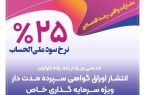 انتشار اوراق گواهی سپرده خاص برای تعدادی از شرکتهای تولیدی از سوی بانک رفاه کارگران انتشار اوراق گواهی سپرده خاص برای تعدادی از شرکتهای تولیدی از سوی بانک رفاه کارگران