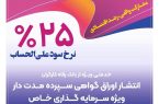انتشار اوراق گواهی سپرده خاص از سوی بانک رفاه کارگران تداوم دارد