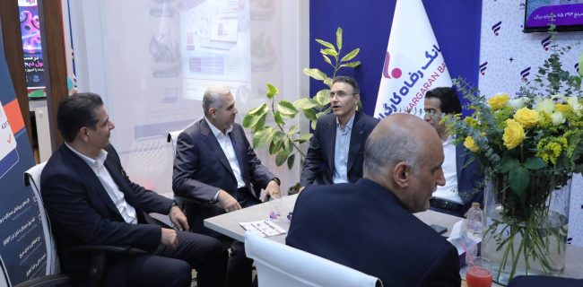 بازدید معاون وزیر اقتصاد از غرفه بانک رفاه کارگران در نمایشگاه الکامپ بازدید معاون وزیر اقتصاد از غرفه بانک رفاه کارگران در نمایشگاه الکامپ